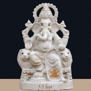 Clay Ganesha 5.5 Feet