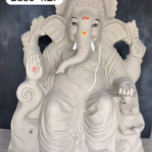 7 ft Eco-Friendly Clay Ganesh Idol (4.2 ft Base)