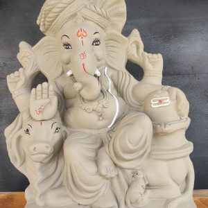 2 ft Eco-Friendly Clay Ganesh Idol